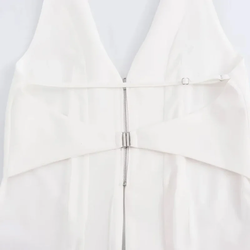 Bonny Zare-camisetas sin mangas con espalda descubierta para mujer, tops elegantes y sexys, ropa de noche de lujo, 2024