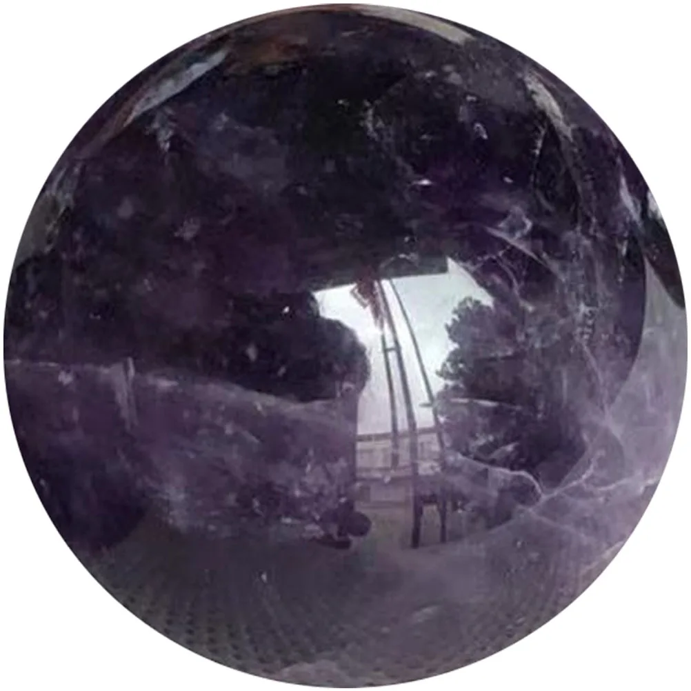 

Crystal Ball Decoration Amethyst Spheres Home Office Gift Living Room Party Elegant Accessories Desktop Ornament Stylish Rehab