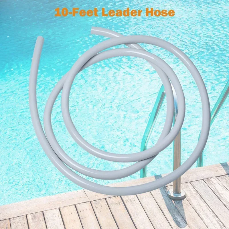 10 Feet Feed Hose Durable Feed Hose Cleaner Parts 9-100-3104 Feed Hose For Polaris Vac-Sweep 280 380 180 480 PRO Pool Cleaners