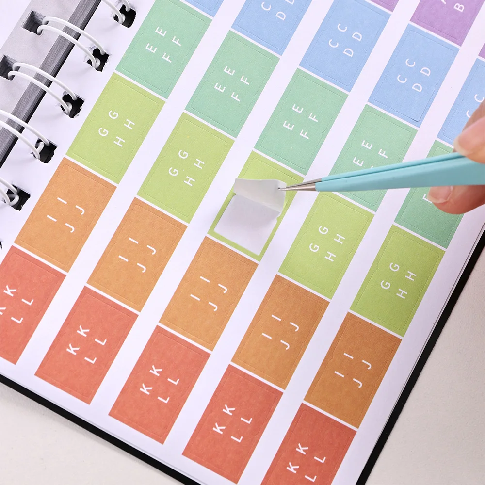 Password Book PVC Waterproof Coil Password Manager with Alphabetical Quick Access for Storing Usernames Passwords Computer Login