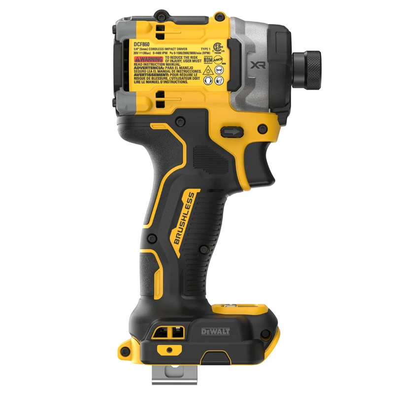 DEWALT DCF860 Electric Screwdriver 20V Brushless Cordless 282NM Decoration Impact Driver DCF850 Upgraded Version Bare Tool