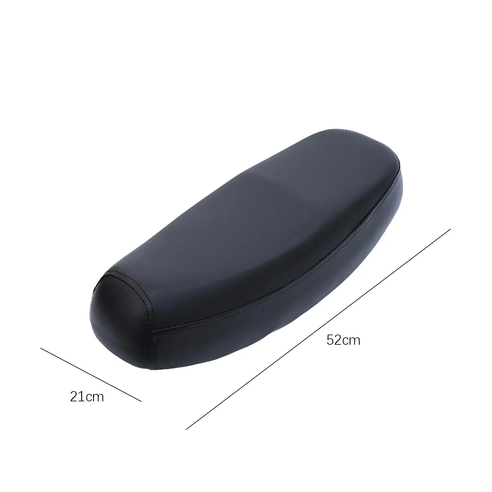 Motorcycle Seat Two Person Soft Shock Absorbing Durable Long Seat 1Pcs