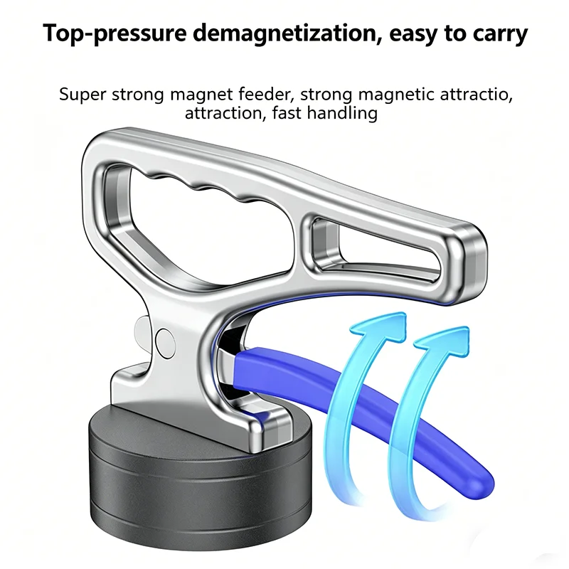 30KG Strong Magnetic Pickup Tool Load Handling Suction Cup for Iron Plate Steel Mold Laser Cutting Feeder Lifting Magnet