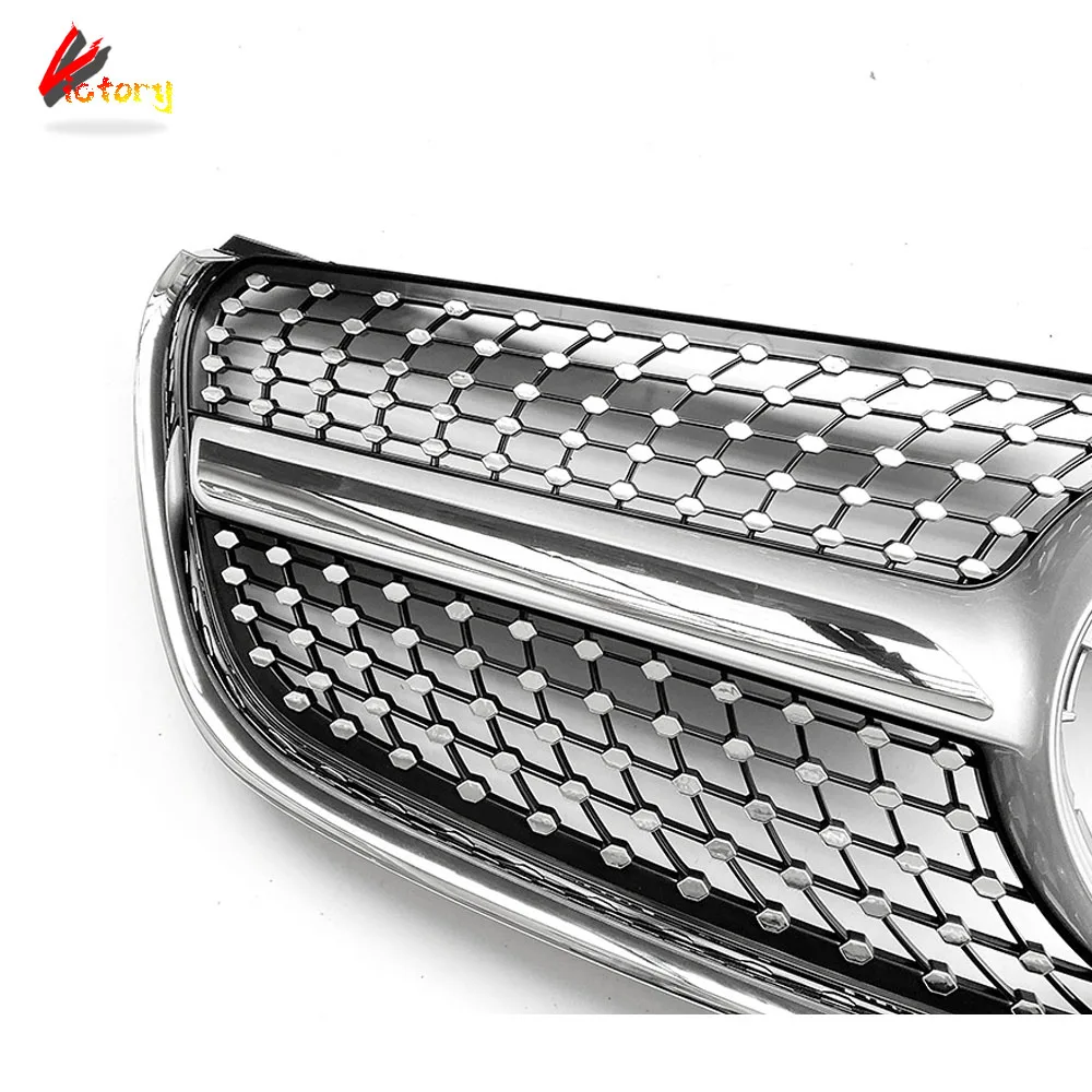 For Mercedes V Class W447 V250 V260 2016 2017 2018 2019 2020 Front Grille Bumper Lip Racing Grill Car Decoration Part
