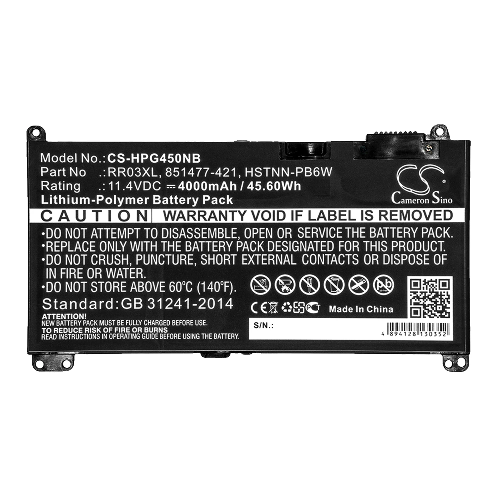 Li-Polymer Notebook Laptop Battery for HP,ProBook 430 G4 MT20 Zhan66 Pro G2 Zhan 66 Pro 13 G2,RR03XL 851477-421 HSTNN-UB7C