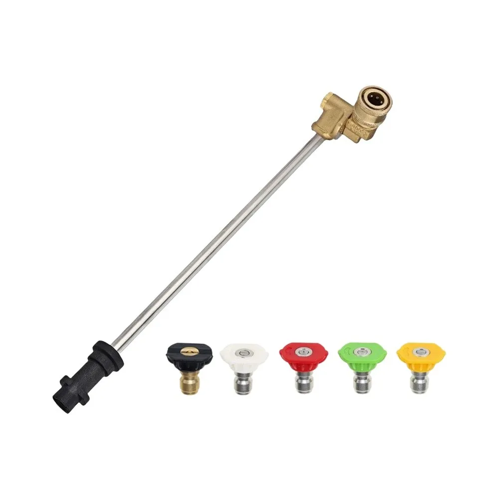 Car Washing Extension Rod for Home and Commercial Use with Robust Metal Frame and Reliable Quick-Connect Interface