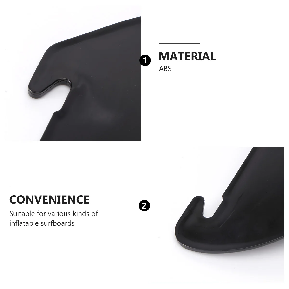 

Paddle Board Fin Splitter Small Side Fin Surfboard Accessory Adjustable Detachable Stabilizer For Inflatable Surfboards Outdoor