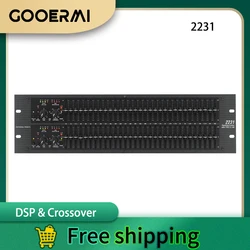 Gooermi 2231 Audio Equipment Professional Dual 31 Band Eq Equalization Graphic Factory Whosesale For Stereo System