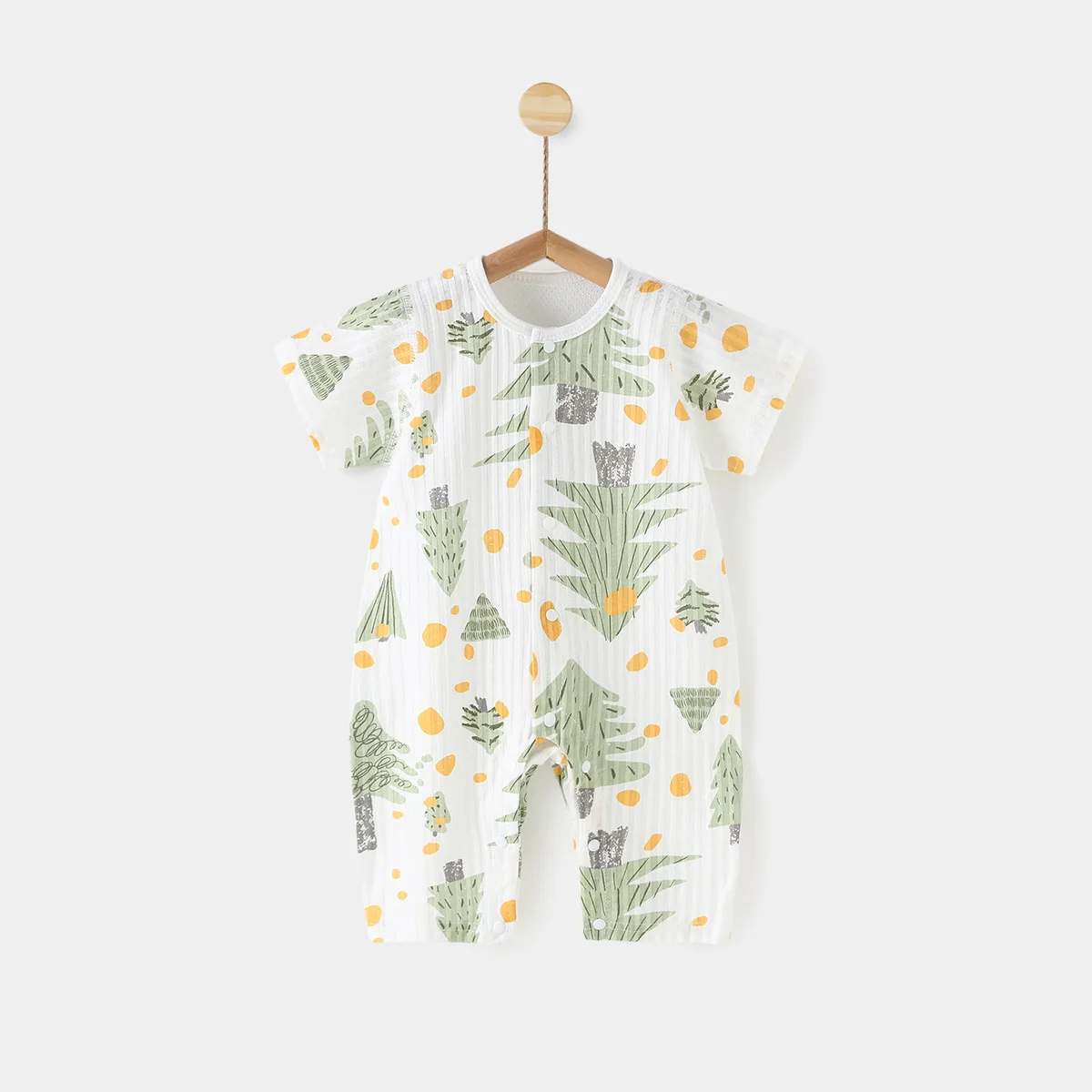 

Baby Clothes Summer Thin Cotton Baby Short-sleeved Trousers Onesie Newborn Romper Climbing Clothes Air-conditioned Pajamas