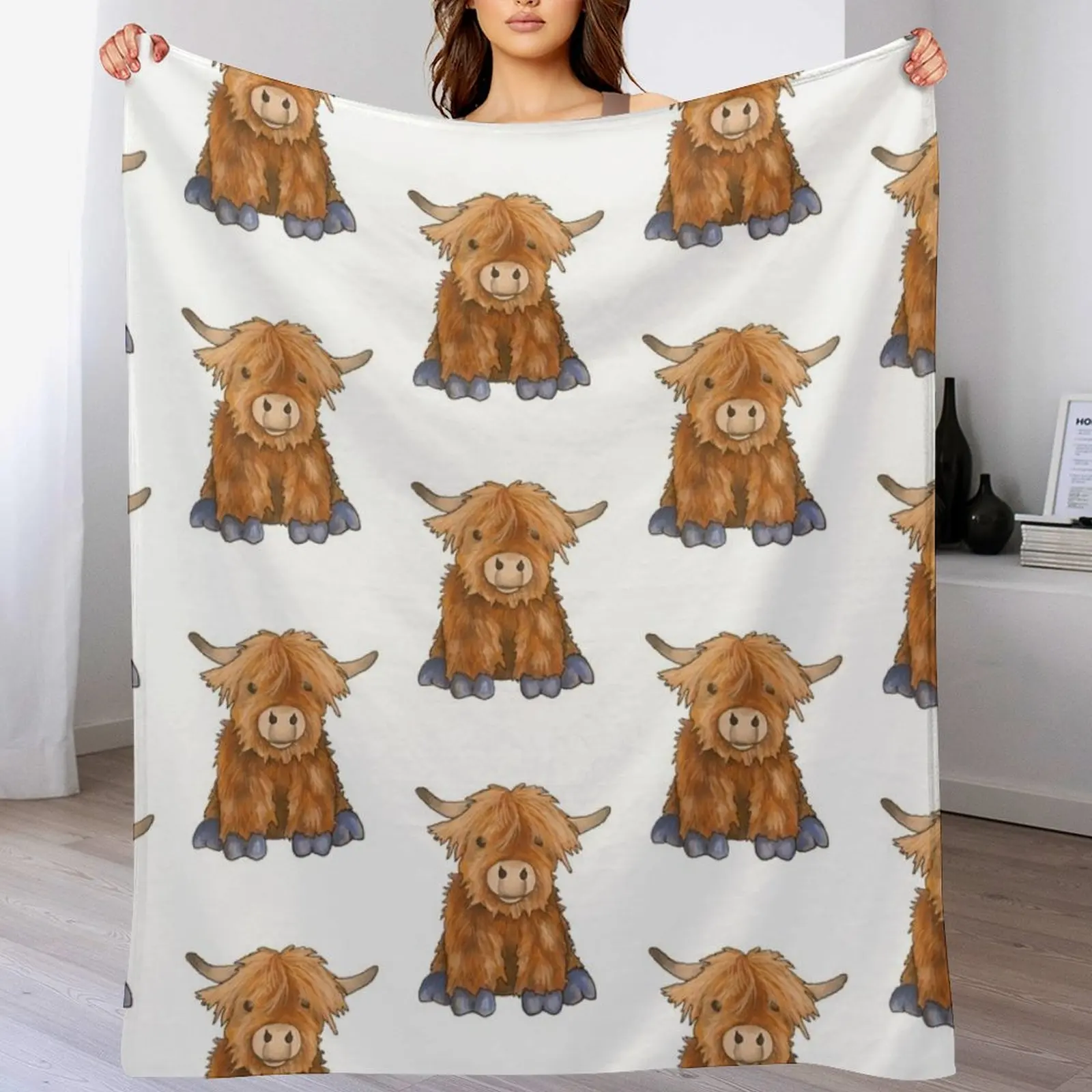 Huggy Harry - Part of my Friends Series Throw Blanket Kid'S For Decorative Sofa decorative Luxury Designer Blankets