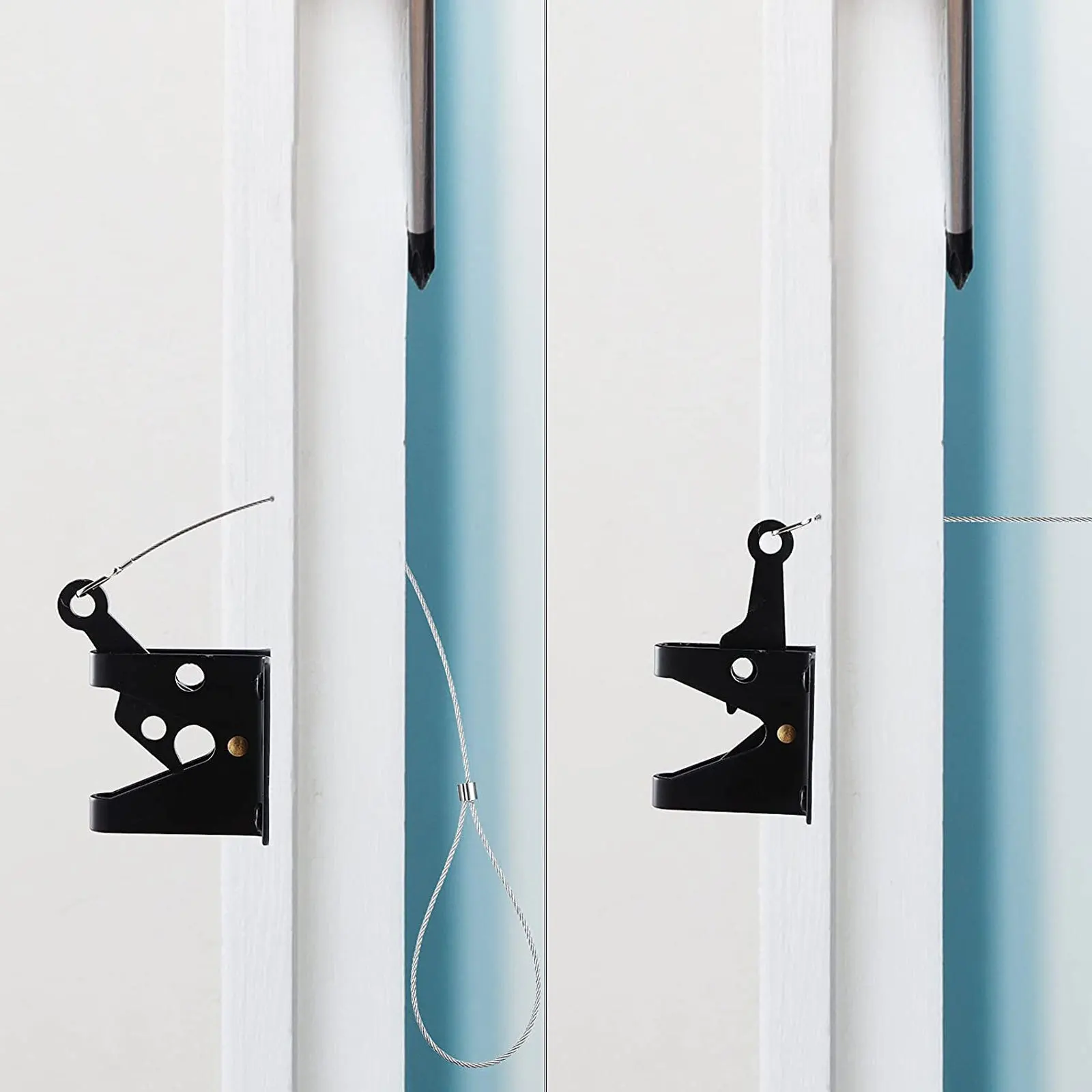 สายสลิงสแตนเลส 6 ชิ้น แบบแขวน ยืดหยุ่น ป้องกันการตัด ใช้งานได้หลากหลาย สำหรับโคมไฟบ้าน โคมไฟต้นไม้