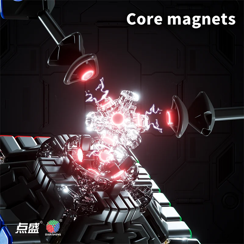Diansheng SMC 7 × 7 メートルミニ磁気マジックキューブステッカーレスプロフェッショナルフィジェットおもちゃ Ddiansheng ミニ 7 メートル Cubo Magico