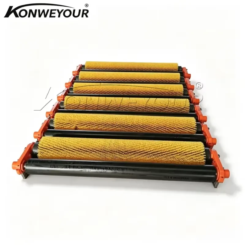 Motor-driven Durable Antibacterial Nylon Brush Rotary Belt Brush Cleaner for Chemical Plants