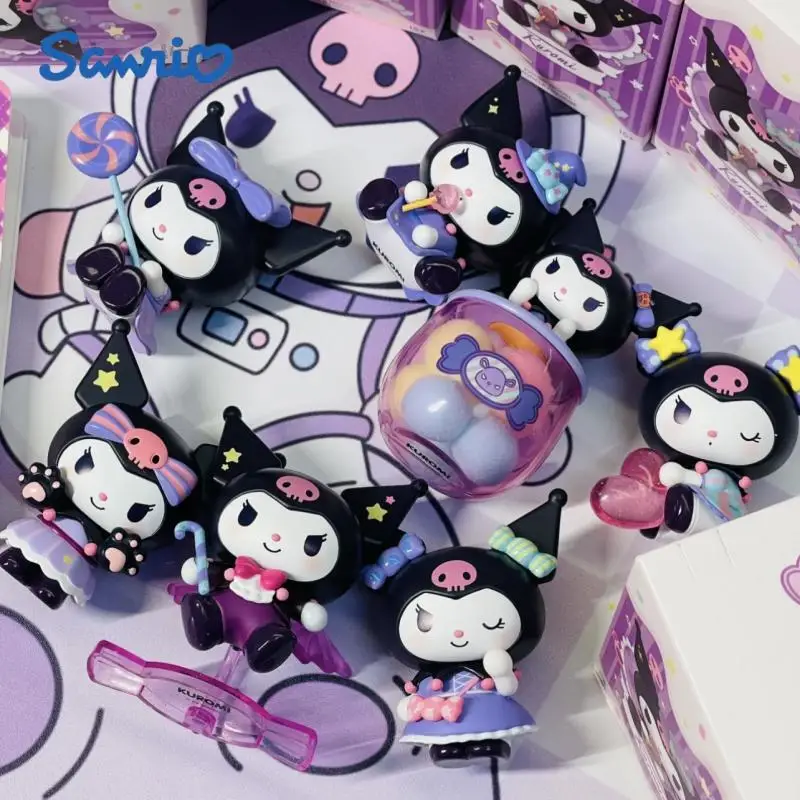 

Sanrio Kuromi глухая коробка трюк или лечение без сахара аниме сюрприз коробка таинственный Угадай кукла сумка кавайные Фигурки игрушки