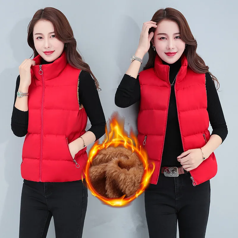 Manteau polyvalent en peluche pour femme, col montant, manchette courte mince, glaçure épaissie, chaud, mode coréenne féminine, tendance, automne, hiver, nouveau, 2023