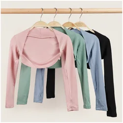 Modern Classical Ballet Dance Coats Girls Kids Dance Tops Ballet Cropped Tops Long Sleeve Women Teen Ballet Dancing Outfits