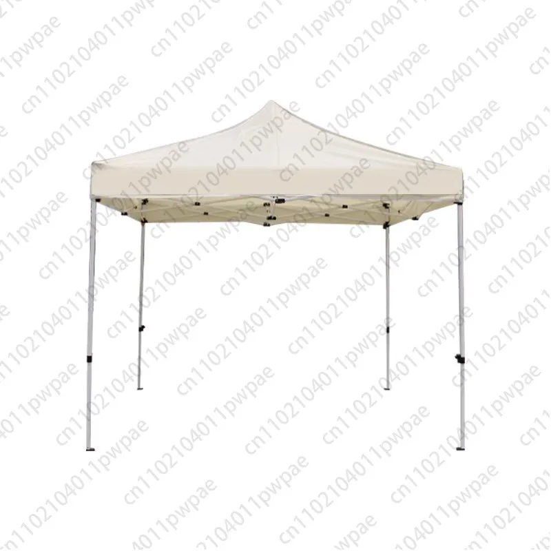 

Outdoor Market Stall Khaki Tent Advertising Sunshade Rainproof Sunscreen Night Market Four-legged Umbrella
