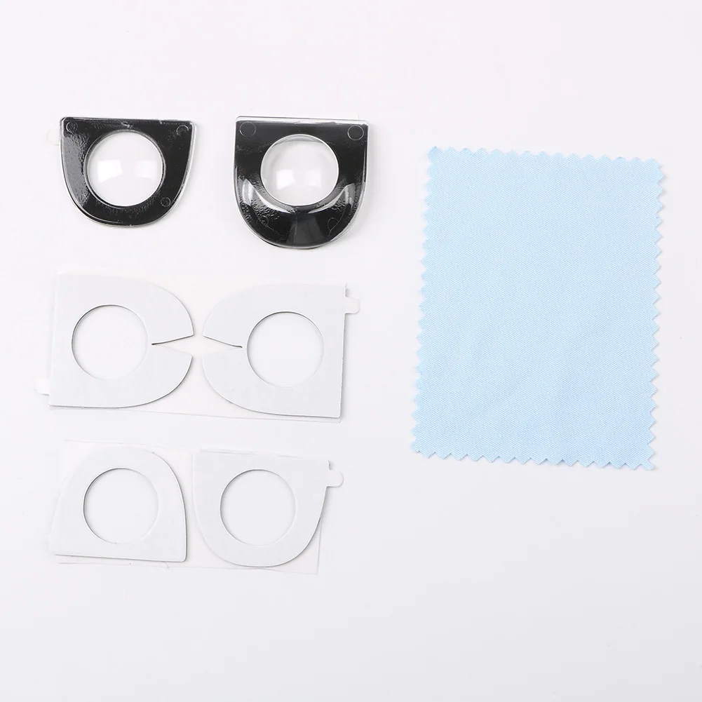 2PCS 자동차 전면 후면 카메라 렌즈 보호대 스크래치 카메라 렌즈 정밀 보호 투명 커버 테슬라 모델 Y 모델 S 썸네일 4