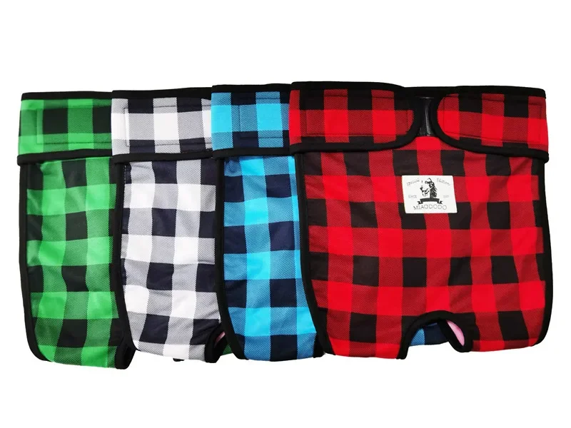 12-65kg Female Dog Plaid Dog Diaper Physiological Pants  panties for dogs menstrual pants Pet Underwear Briefs For Dogs 2020