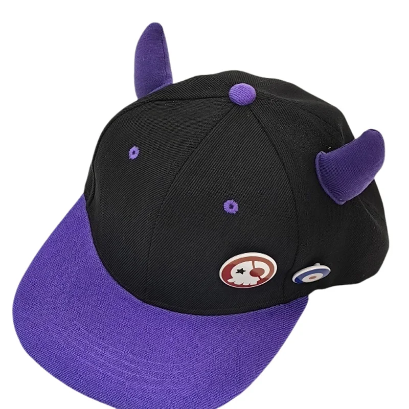 Asuka Langley Soryu قبعة كوسبلاي أنيمي إيفا بوبر الشيطان الصغير القرن لطيف الكرتون قبعة هالوين عيد الميلاد كرنفال للنساء #4