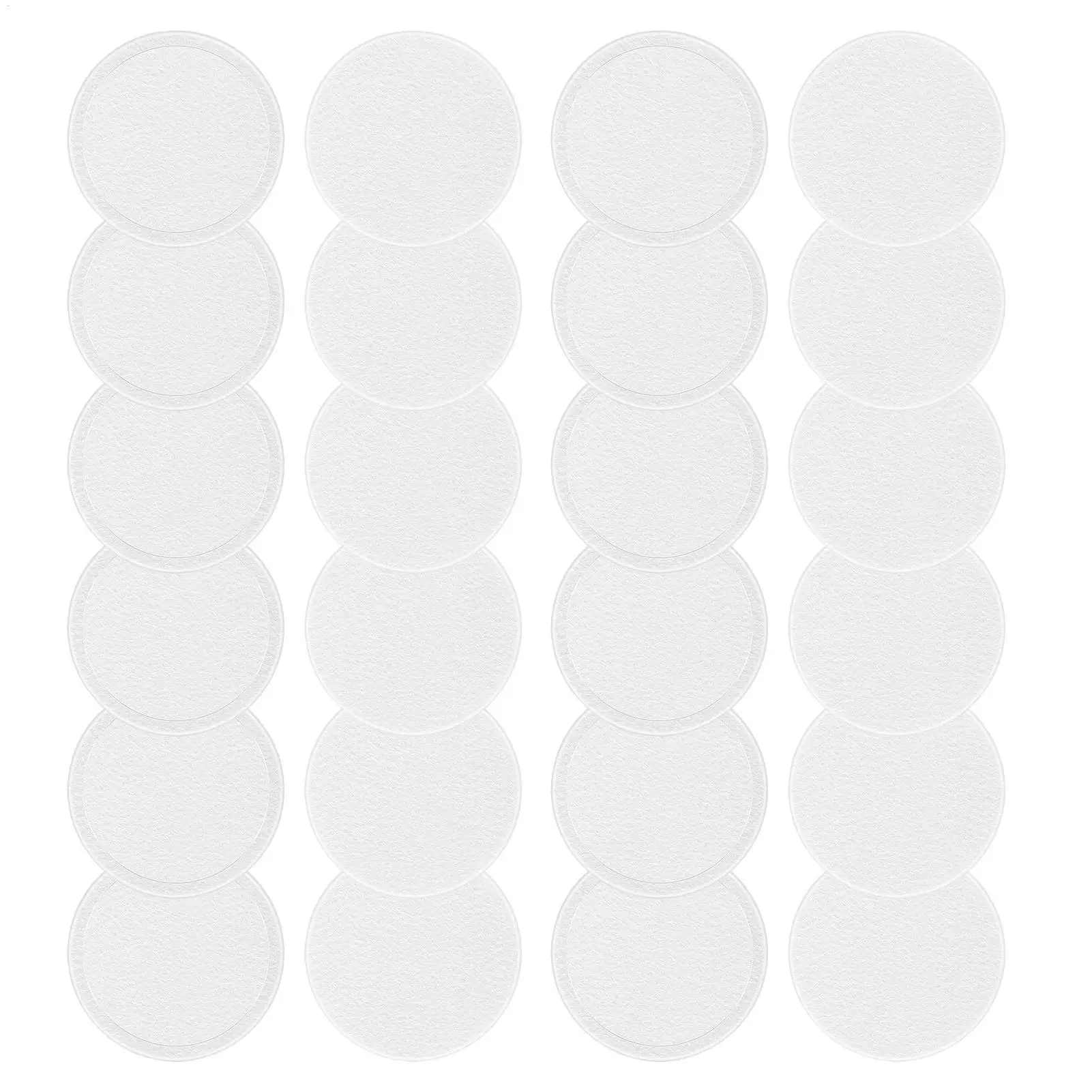 Mushroom Filter Pads 24 Pieces Anti-Moisture Cotton Sheets Mushroom Single Tube Filter Disc for Gardener Outdoor Indoor