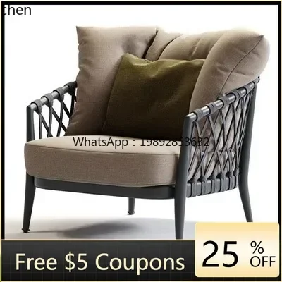 

BB outdoor rattan sofa courtyard waterproof and sunscreen outdoor garden balcony leisure rattan chair combination furniture