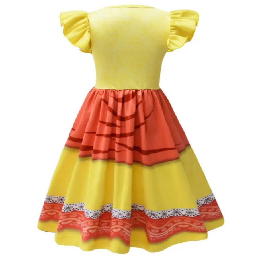 Girl's Snow White Dress Casual Festival Clothes Baby Kids Birthday Costume Princess Peach Cosplay Party Dresses