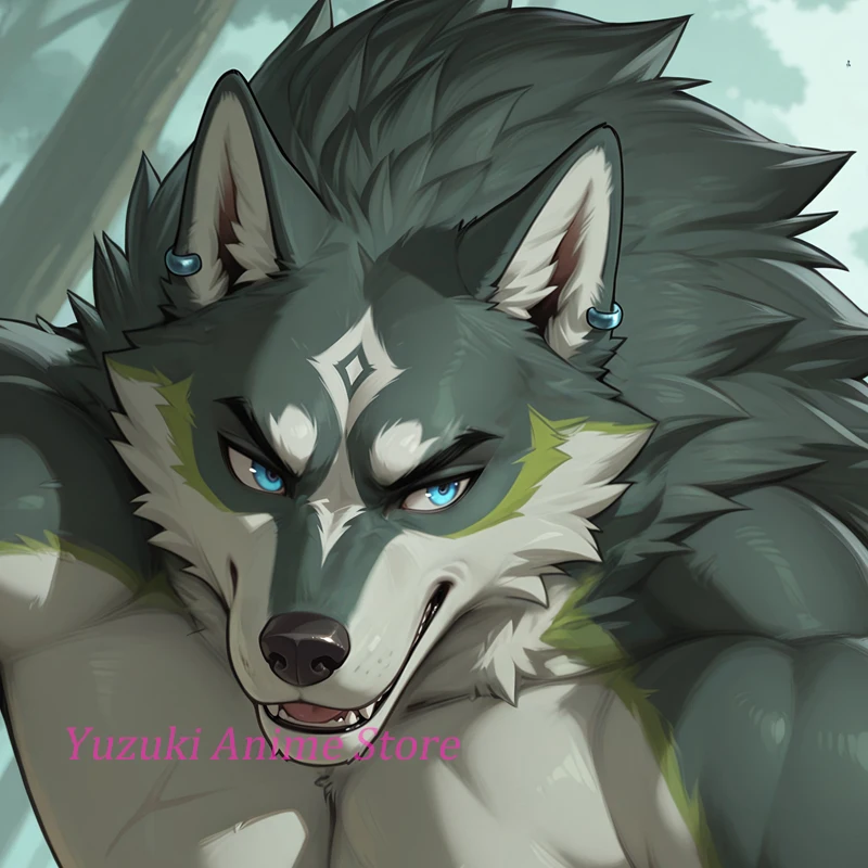 Life-Size Pillow Cover link (wolf form) Anime Dakimakura Double-Sided Print Body Pillowcase Gift