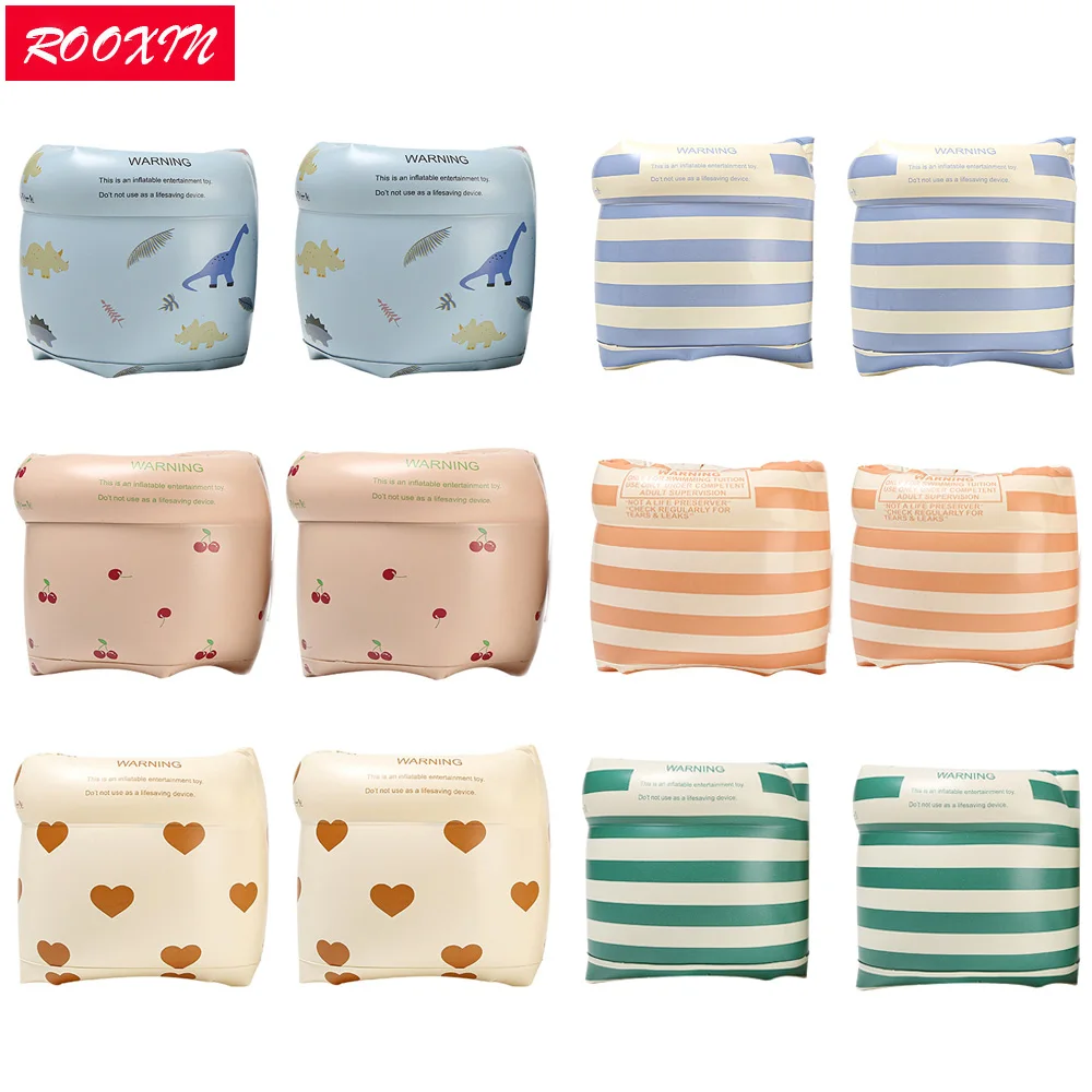Rooxin Baby nadmuchiwane koło pływaki do basenu dla dorosłych dzieci pływać rurka sprzęt do zabawy w wodzie nadmuchiwane boje pływanie opaski na ramię zabawka do basenu