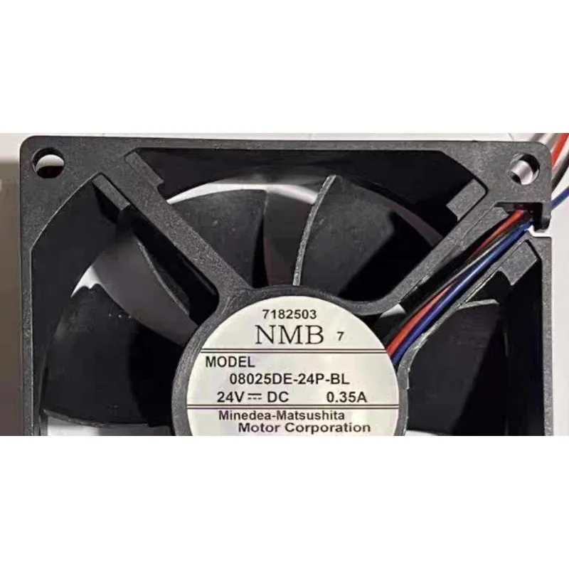 New Fan for NMB 08025DE-24P-BL 08025DA-24P-BL DC24V 0.35A Inverter Cooling Fan 80X80X25mm