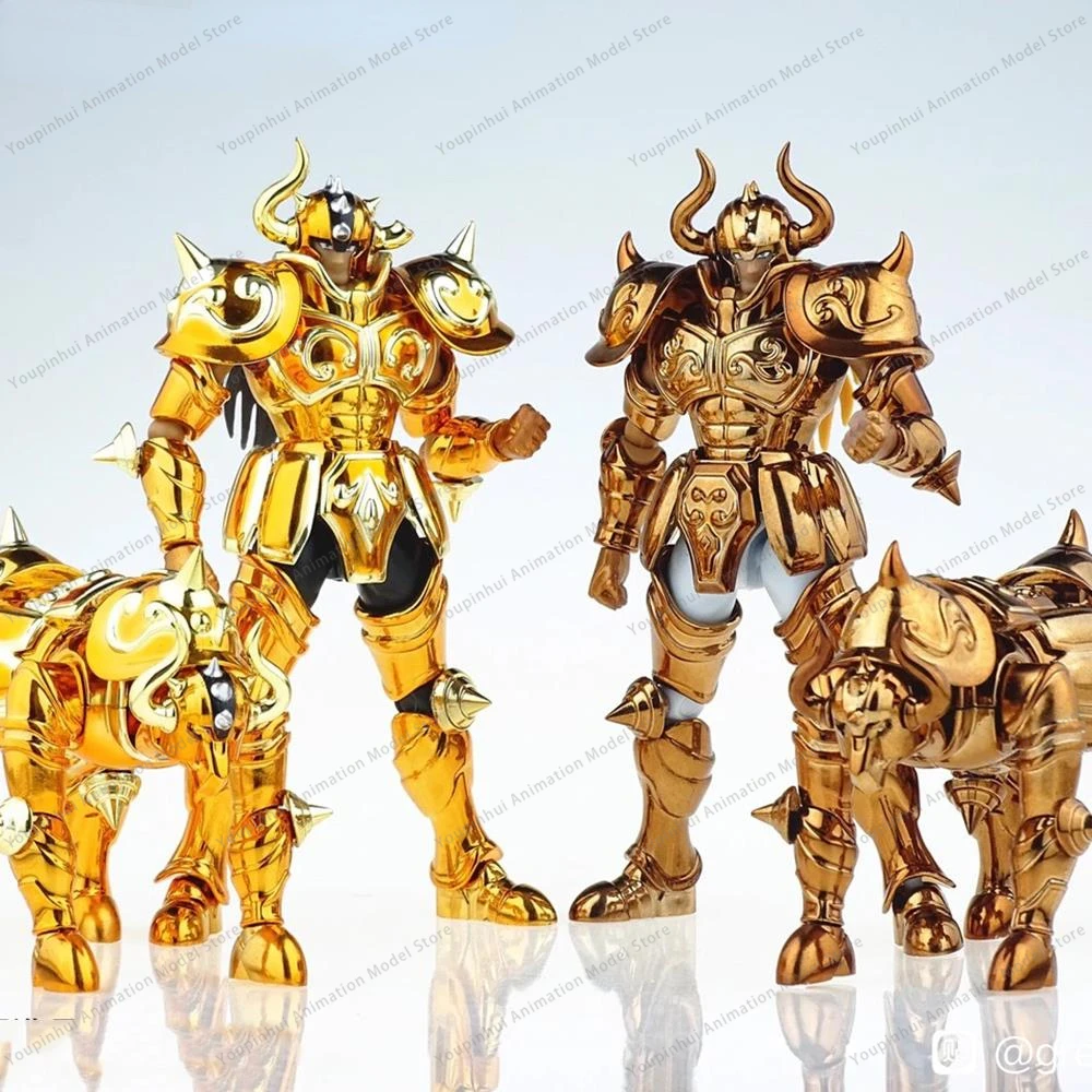 SG JModel Saint Cloth Myth DDP EX Gold Saint Taurus Aldebaran With Object Mini 100mm Metal Armor Action Figure Toy D.D.P Size