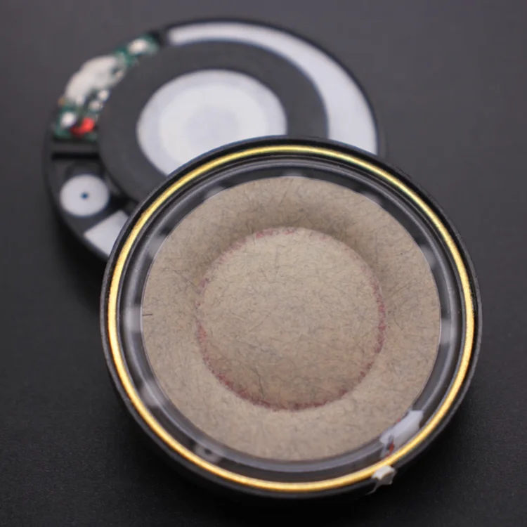 Hifi 40mm 32ohm Headphone Speaker Unit Over Ear Headset Driver PU Suspension Bio-nanofiber Film Sound Good bass New Arrivals 2pc