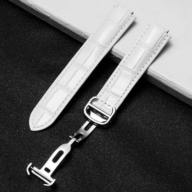 سوار ساعة جلدي للنساء ، حزام بالون أزرق ، سوار ، 14-8 ، 16-8 ، 18-11 ، 20-12 ، 22-14 ، أزياء بديلة