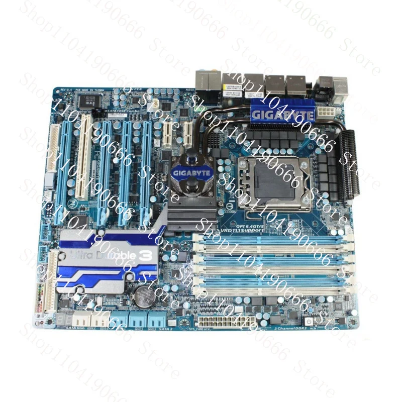 

For Gigabyte X58A-UD7 motherboard X58 LGA1366 6*DDR3 24G ATX tested ok XYG