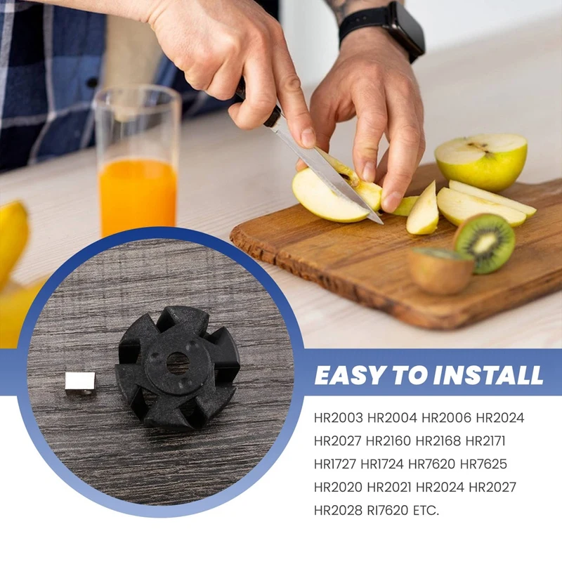 Assento de pé plástico da lâmina do eixo, peças do liquidificador para HR2003 HR2004 HR2006 HR2024 HR2027, 1 pc