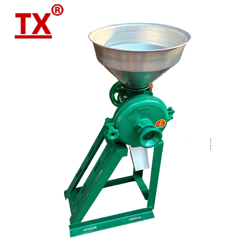 TX صغيرة متعددة الوظائف مطحنة دقيق الأرز القهوة فول الصويا القمح الحبوب الذرة الرطب والجاف السلس طاحونة آلة طحن الذرة #3