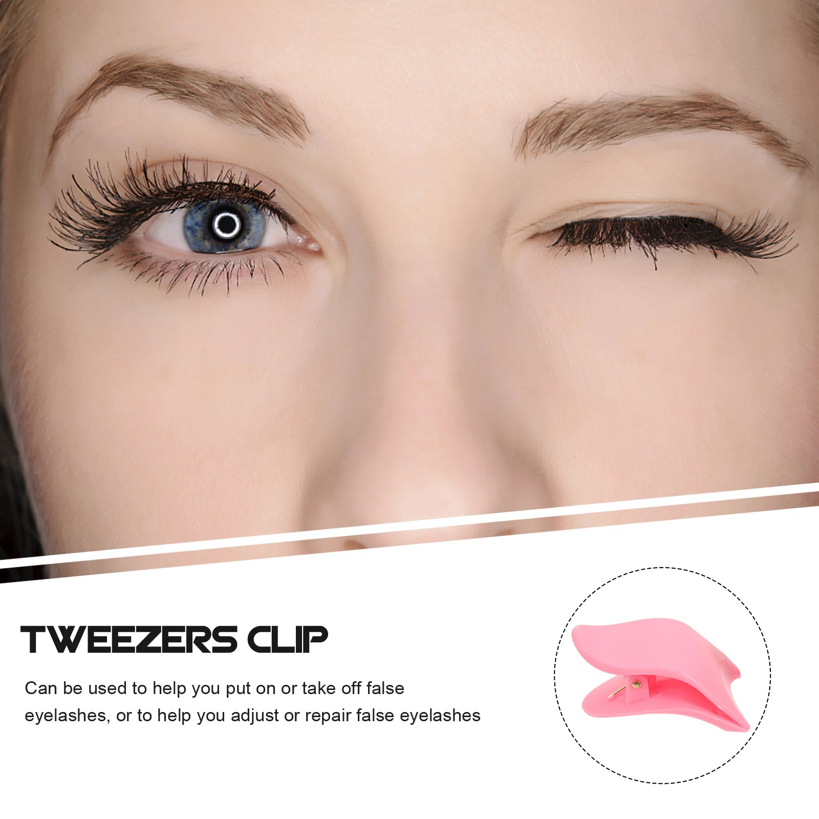 5 pçs ferramenta aplicador de cílios criativo braçadeira de cílios para cílios postiços pequena luz portátil maquiagem lash aplicador ferramenta