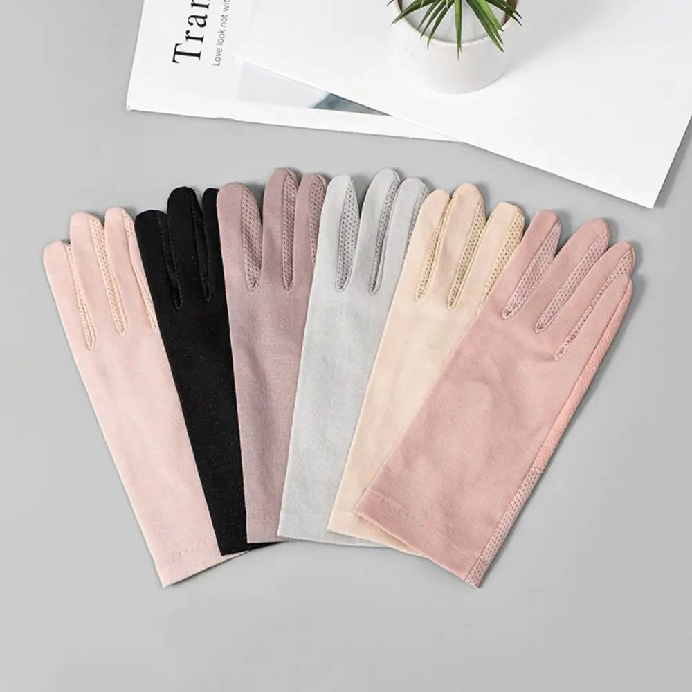 

UV Protection Summer Sunscreen Gloves Touch Screen Breathable Sun Protection Gloves Slip Resistant Elastic