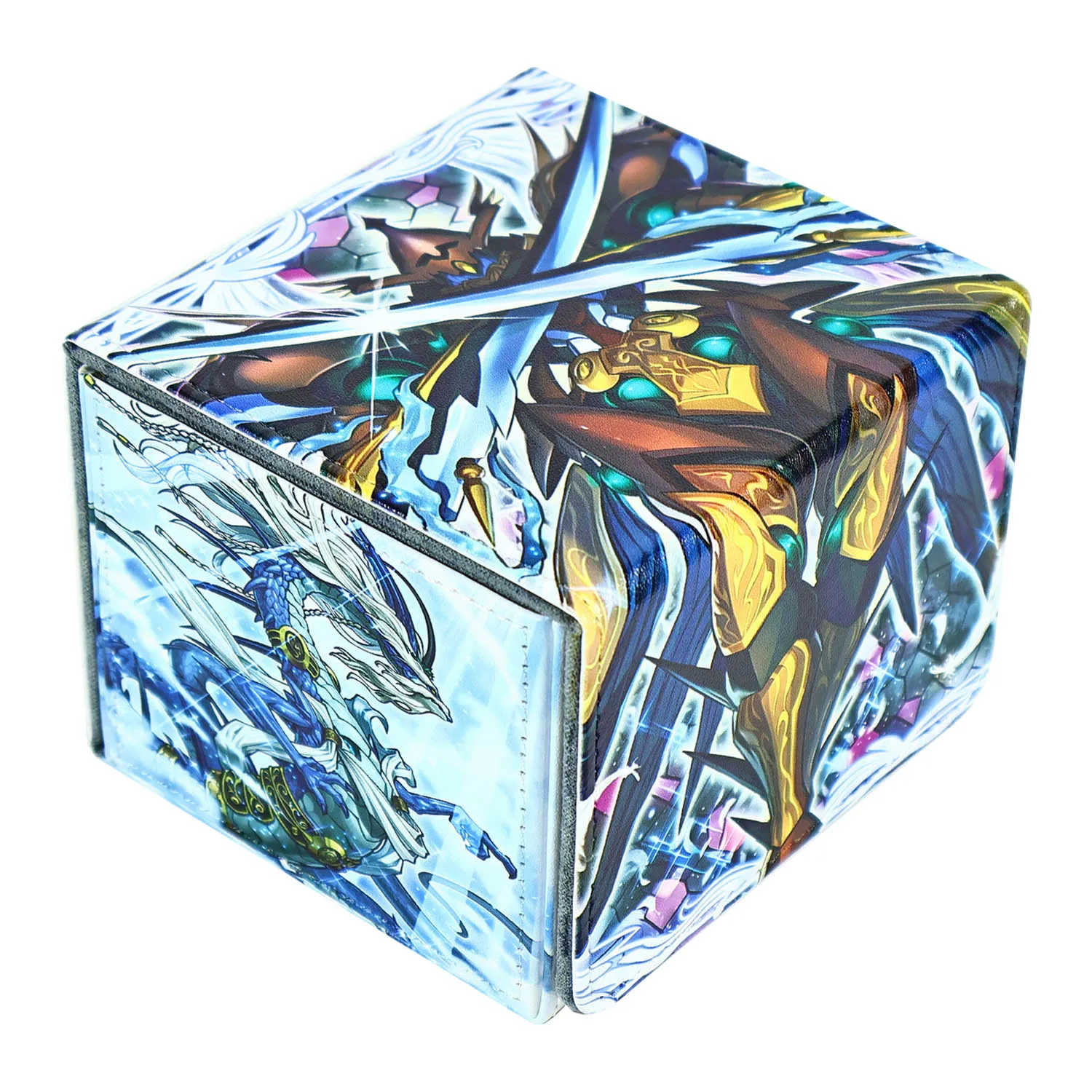 

Diy Self Made Yu-Gi-Oh! Skull Guardian Card Storage Box Ygo Leather Collection Card Protection Box Anime Card Gift Toy