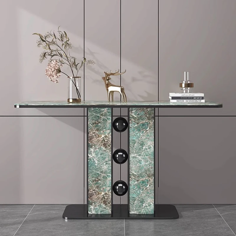 

Unique Creative Entryways Table Italian Style Elegant Aesthetic Console Table Classic Trendy Schreibtisch Living Room Furniture