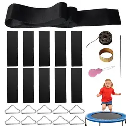 Trampoline Repair Patch Kit Trampoline Mat Repair Supplies Triangle Ring Buckle Sturdy And Complete Trampoline Mat Triangle