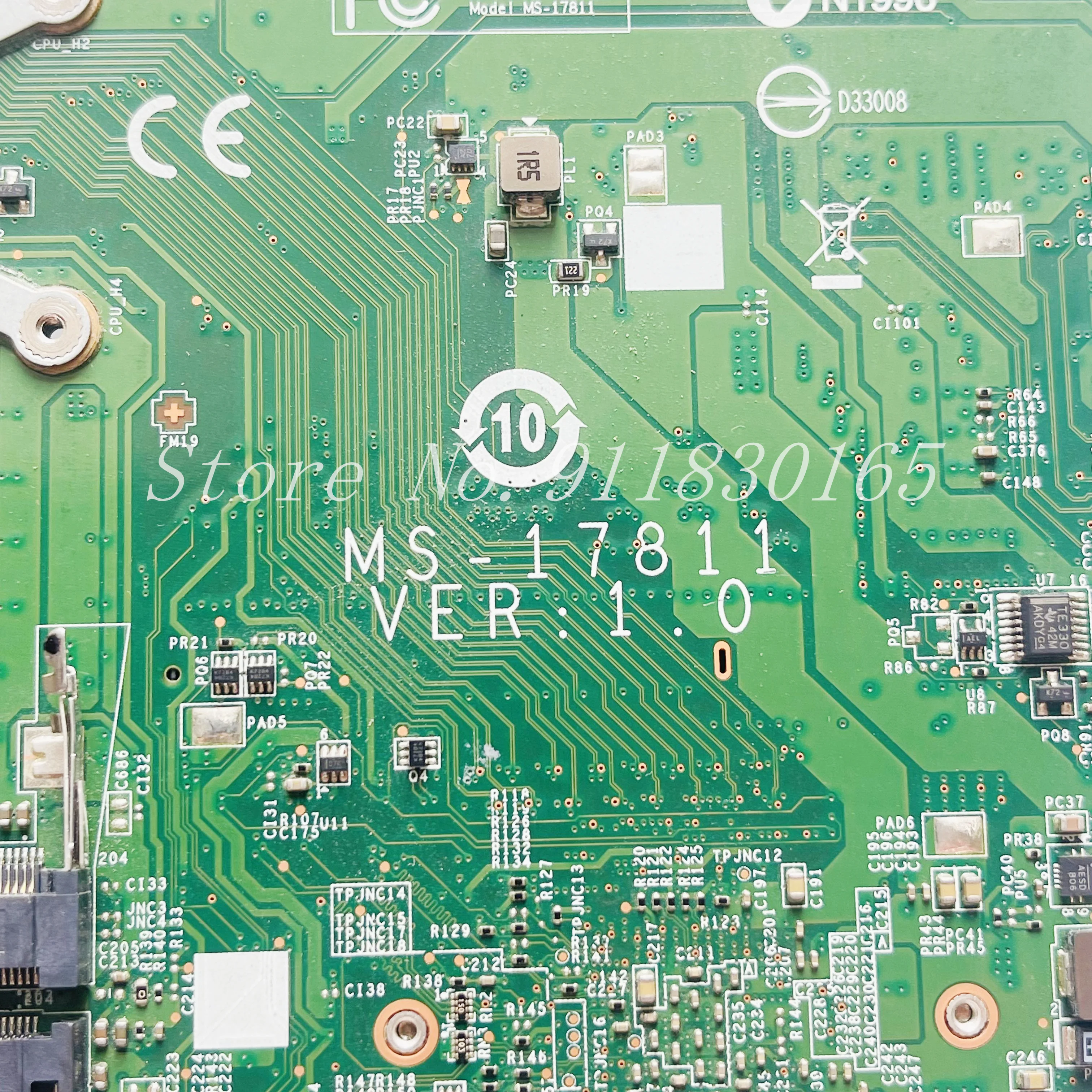 mi MS-17811 Mainboard For MSI GT72 2QE GT72 2QD MS-1781 Laptop