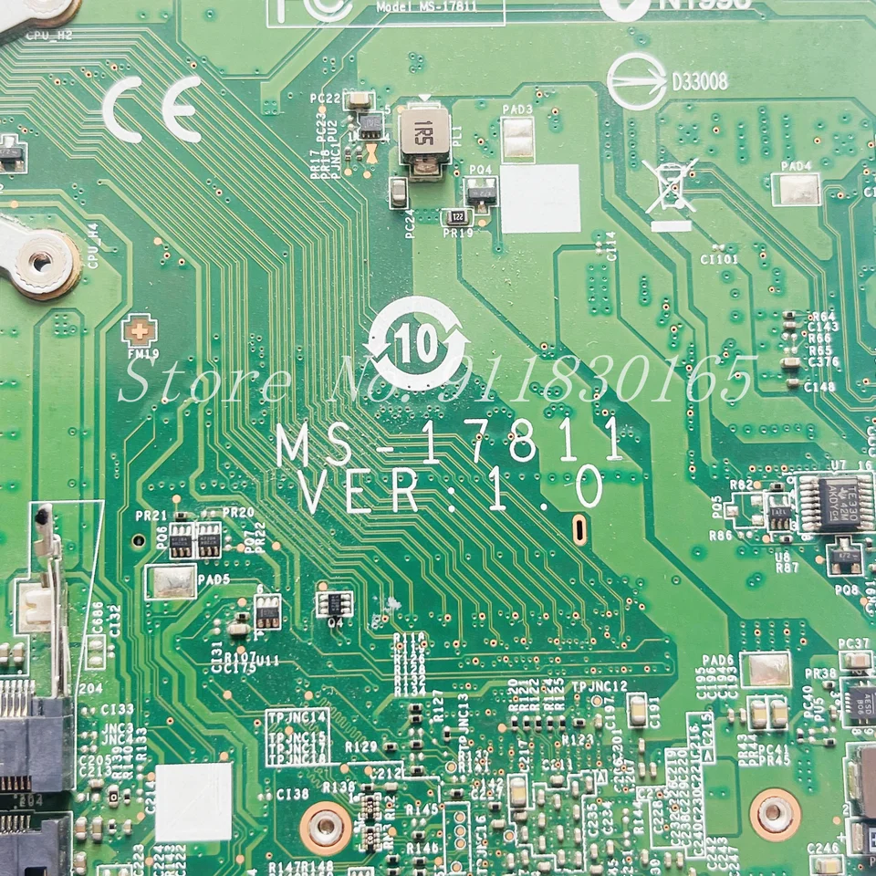 MS-17811 Mainboard For MSI GT72 2QE GT72 2QD MS-1781 Laptop