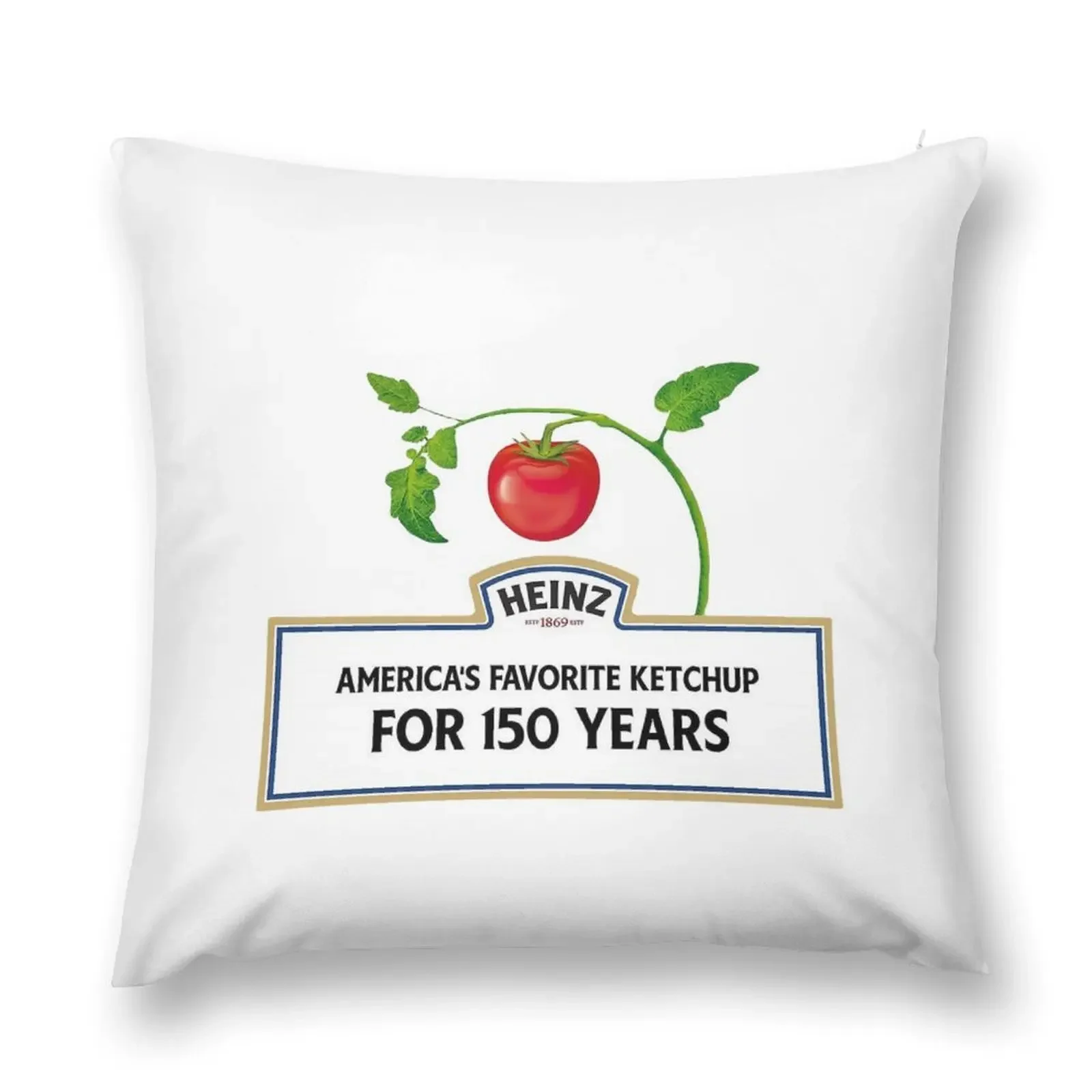 Heinz Ketchup Throw Pillow Rectangular Cushion Cover christmas supplies pillow