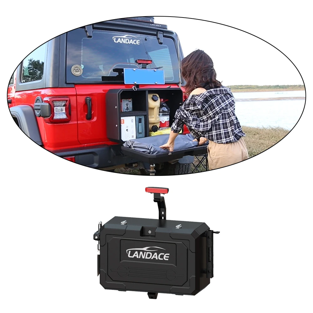 

Offroad 4x4 Accessories Auto Parts Wrangler JL Rear Back Box Tailgate Multifunction Storage Box For Jeep