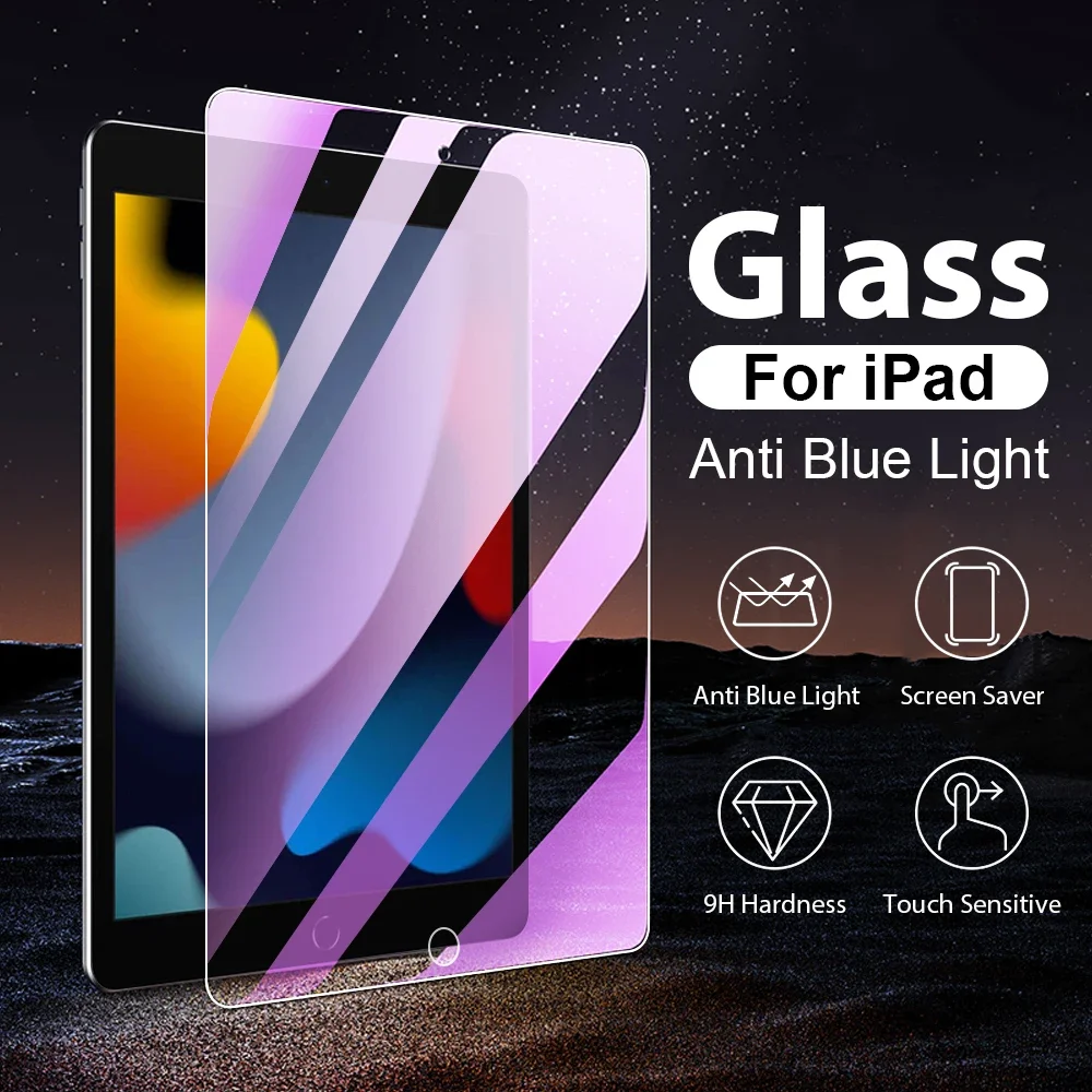 

Tempered Glass For Ipad 10 9 10th 9th Gen Pro 13 11 12.9 Screen Protector For iPad Air 5 4 3 Mini 6 7th 8th 10.2 10.9 2024 Film