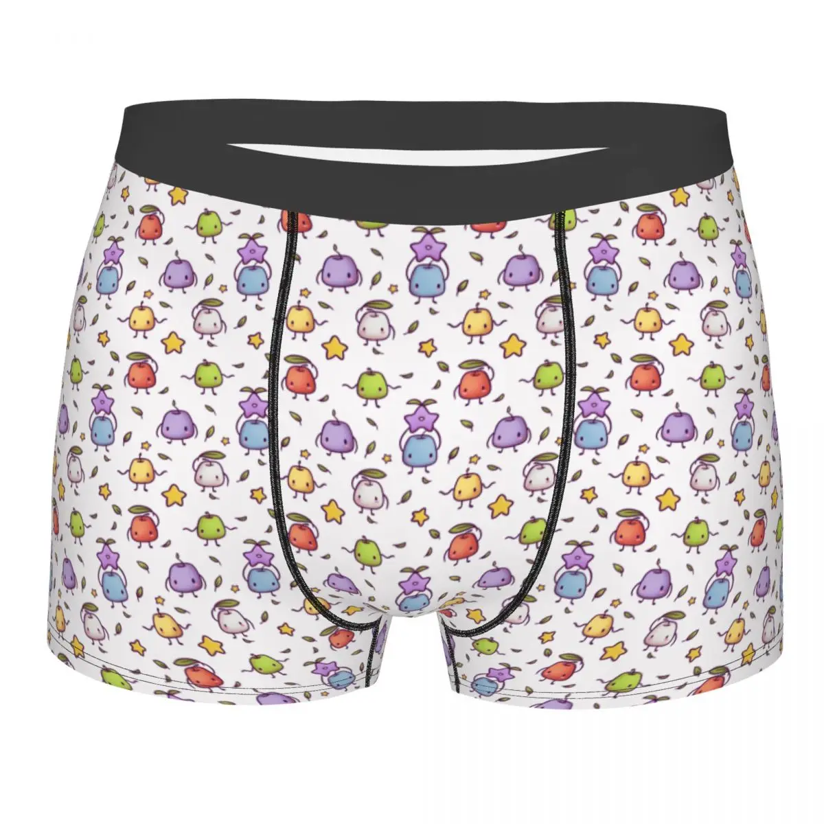 Custom Novelty Stardew Valleys Junimos Pattern Boxers Shorts Panties Men's Underpants Breathable Farm Games Briefs Underwear