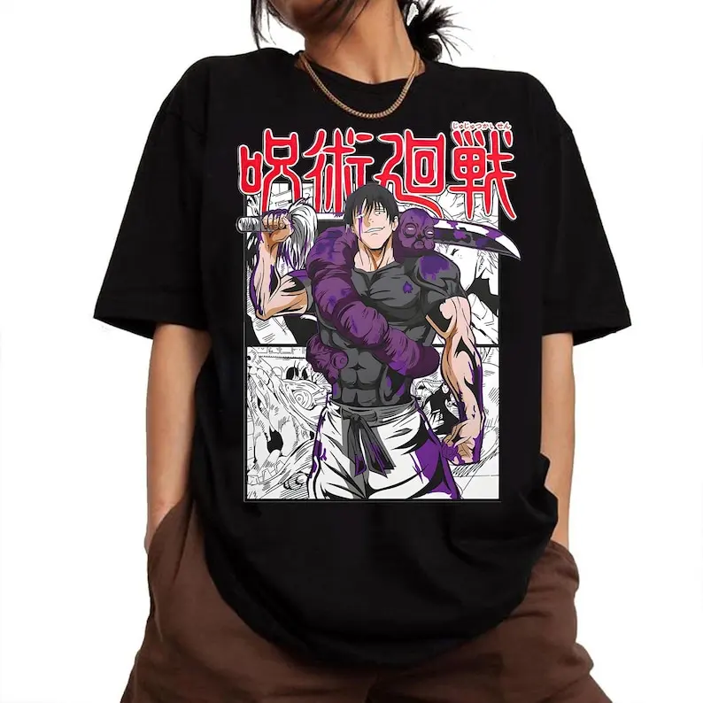Vintage Toji Fushiguro Shirt, Anime Manga Shirt
