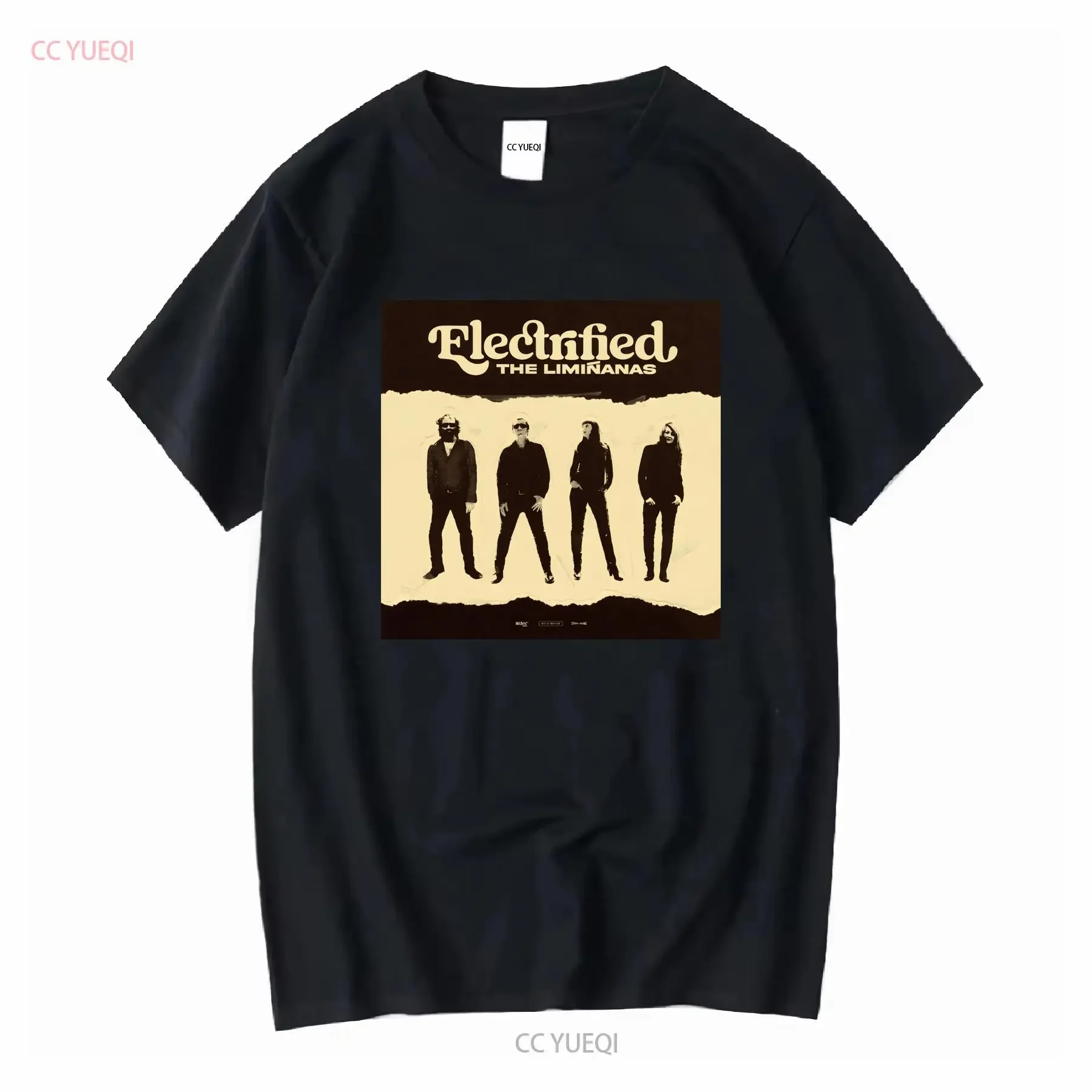 Limiñanas T Shirt Psych Rock  vintage Washed homme streetwear Stretched fashion Breathable Soft Comfortable Slightly Stylish