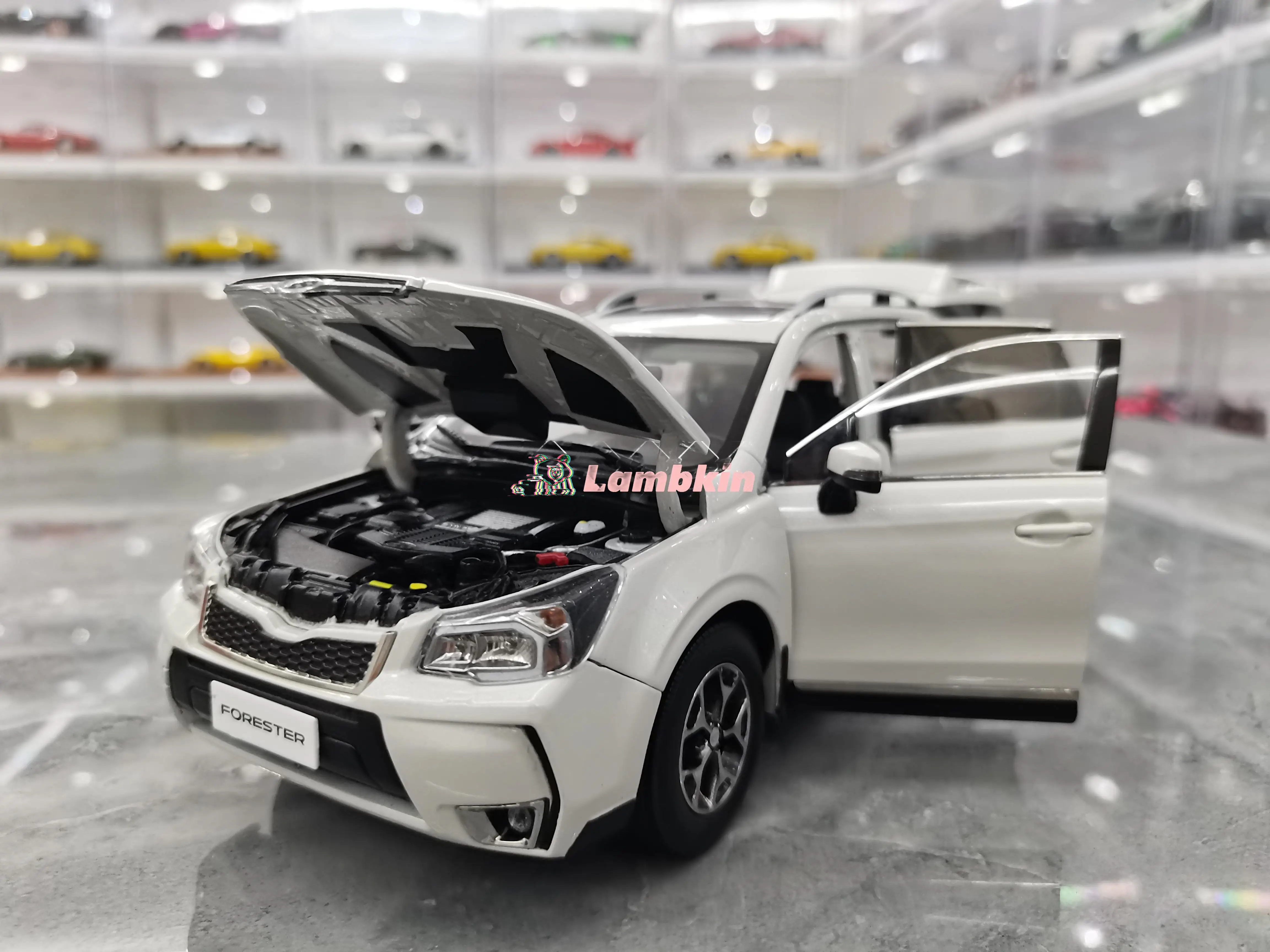 Paudi 1 18 For Original Subaru Forester XT Simulation Alloy Metal Car Model Collectible Gifts